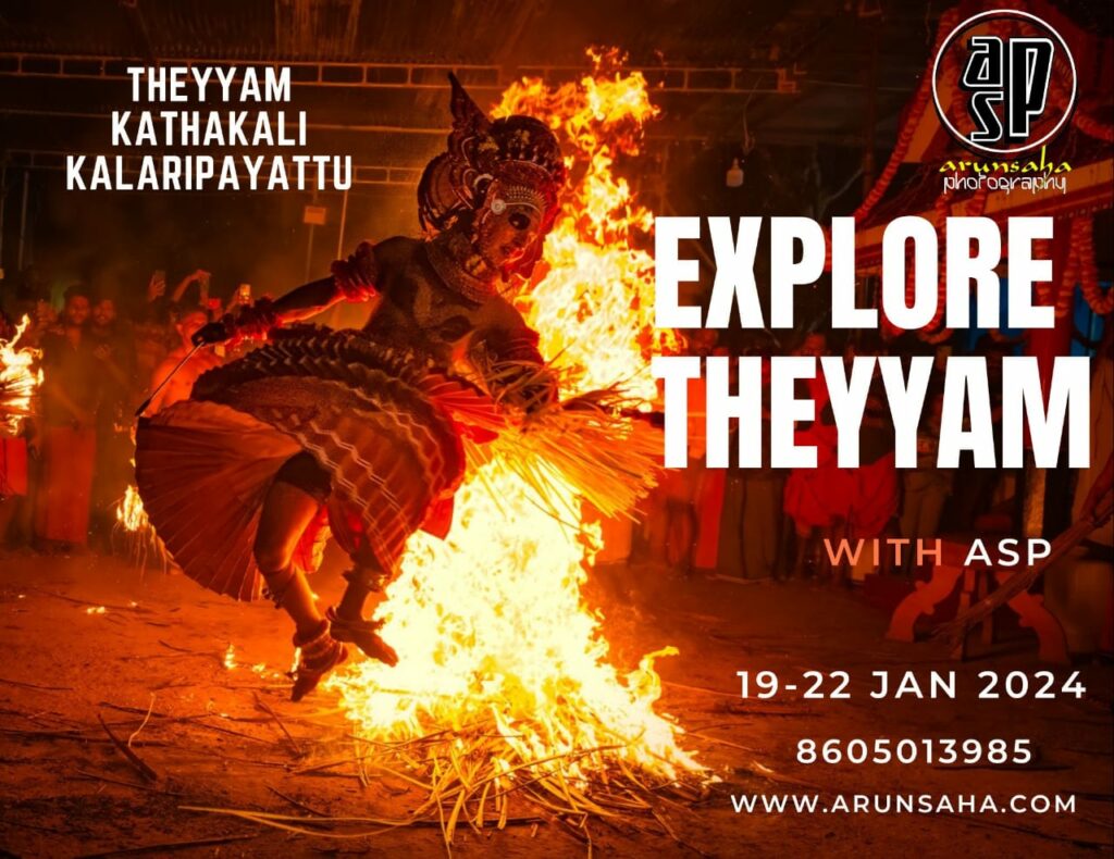 ASP FIRE THEYYAM SPECIAL THEYYAM PHOTO TOUR JAN 2024